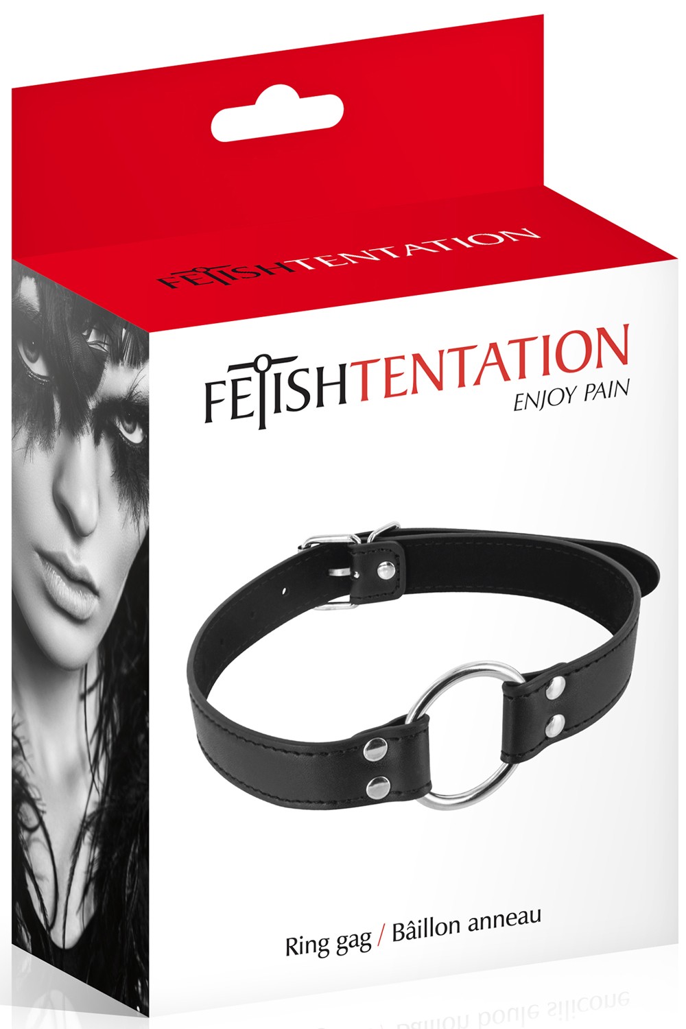 Bâillon écarteur de bouche à anneau métal – Image 3