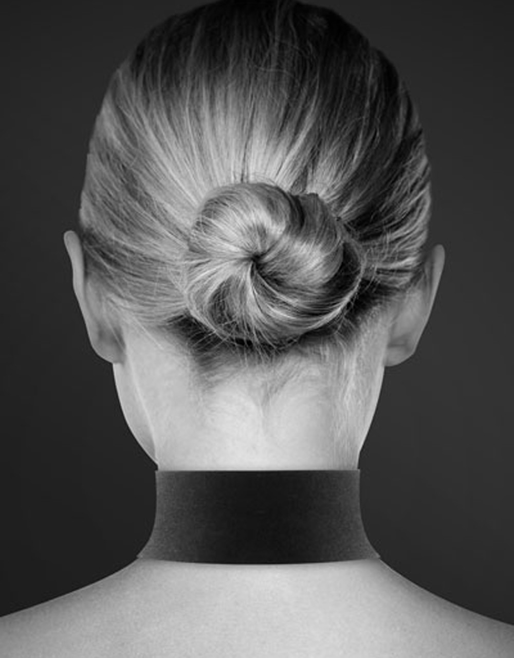 Collier SM en cuir noir – Image 3