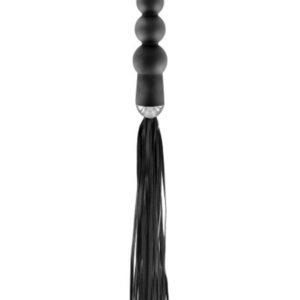 Martinet avec manche chapelet anal noir – Fetish Tentation