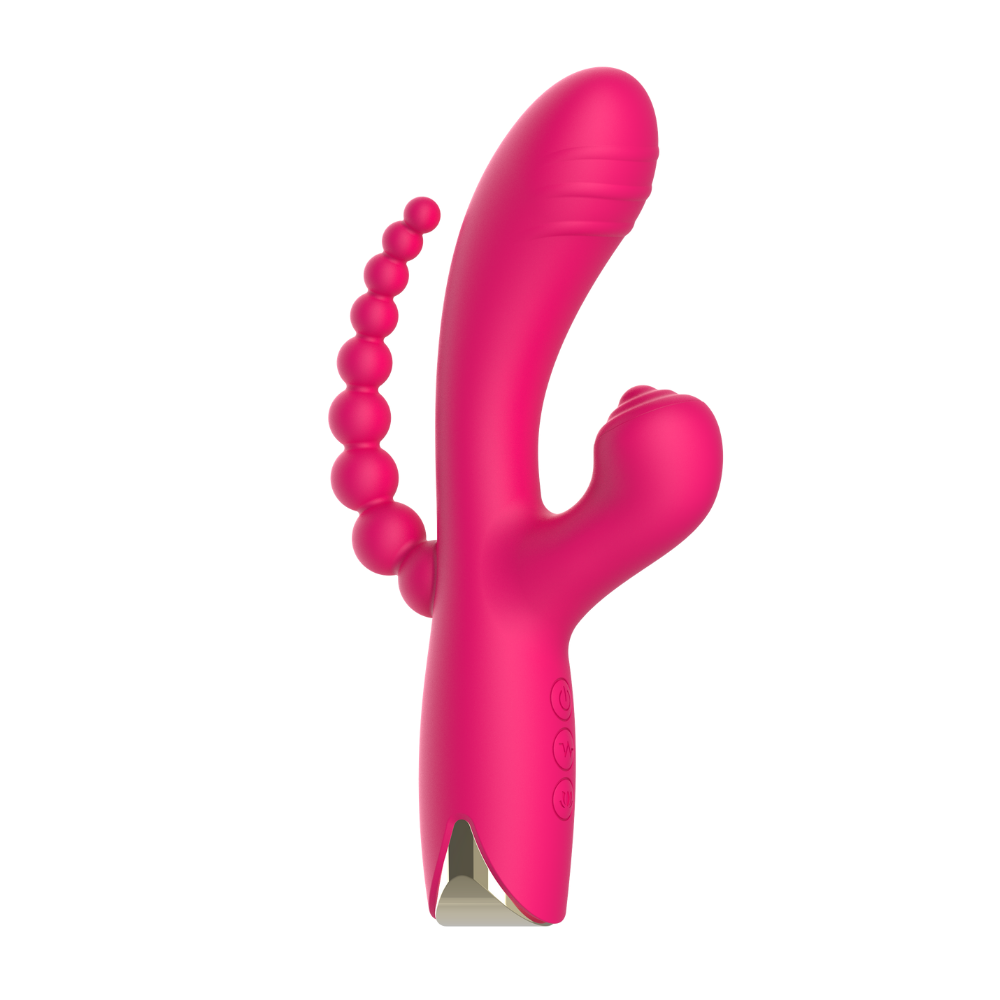 Vibromasseur rabbit triple stimulation – Snappy Bunny (Rose) – Image 2
